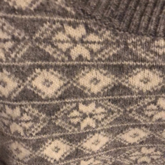 Gap Gray wool blend long sleeve sweater XL - Picture 3 of 5